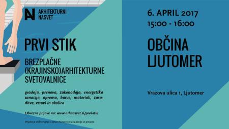 Brezplačna arhitekturna svetovalnica tudi v Občini Ljutomer, 6. 4. 2017